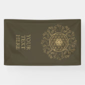 花 – ヴィンテージオーナメント曼荼羅2 横断幕 (横)