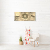 花 – ヴィンテージオーナメント曼荼羅2 横断幕 (インサイチュ)