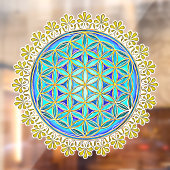 花 – ヴィンテージオーナメント1 ウィンドウサイン (シート2)