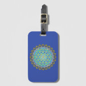 花 – ヴィンテージオーナメント1 ラゲッジタグ (正面縦)