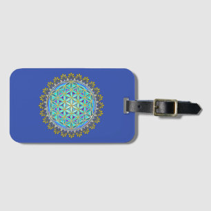 花 – ヴィンテージオーナメント1 ラゲッジタグ