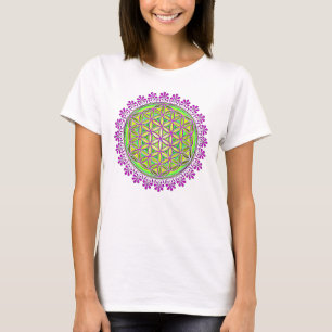 花 – ヴィンテージオーナメント2 Tシャツ