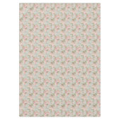 花、ヴィンテージバラ、ピンクのバラ テーブルクロス (正面)