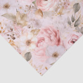 花、ヴィンテージバラ、ピンクのバラ 薄葉紙 (詳細)