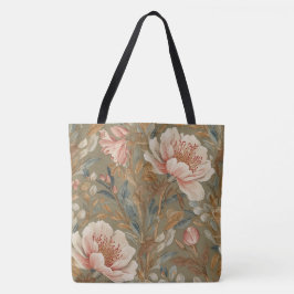 花,ヴィンテージ, 華やかな庭の花々 トートバッグ