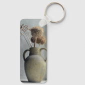 花 |乾燥花瓶 キーホルダー (裏面)