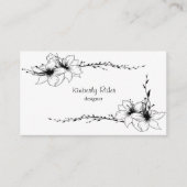 花(五つの花びら) 名刺 (正面)