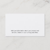 花 |企業の | 名刺 (裏面)