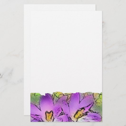 花 便箋 (正面/裏面)