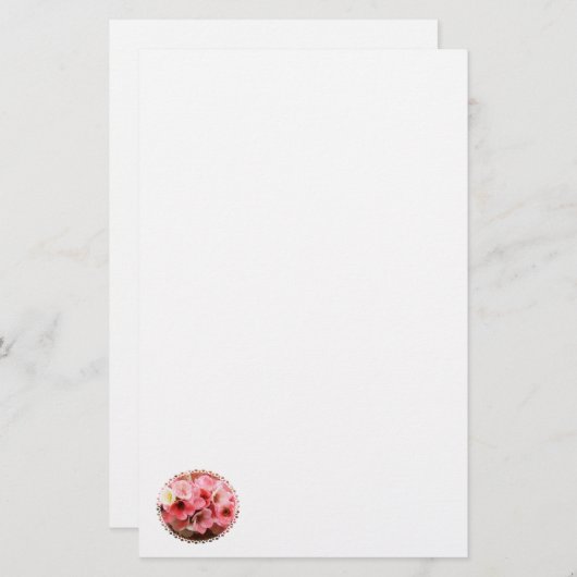 花 便箋 (正面/裏面)