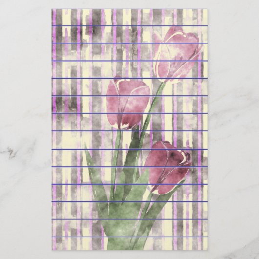 花 便箋 (正面)