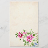 花 便箋 (正面)