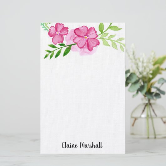 花 便箋 (スタンド正面)