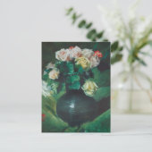 花(別名バラ)by William Meritt Chase ポストカード (スタンド正面)