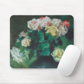 花(別名バラ)by William Meritt Chase マウスパッド (マウス)