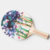 花 卓球ラケット (横)