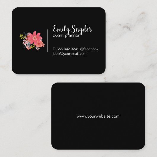 花 名刺 (正面/裏面)