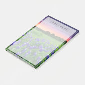 花 |夕日のブルーボンネットテキサス州 ポストイット (アングル)