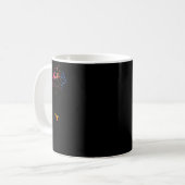 花 – 多発性硬化症認識度ギフト コーヒーマグカップ (正面左)