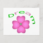 花 – 夢 ポストカード (正面)