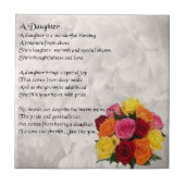 花-娘の詩のタイル タイル (正面)