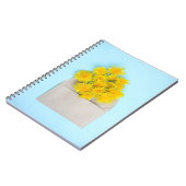 花 |封筒のタンポポ ノートブック (左側)