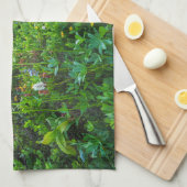 花 |山ライニエ国立公園 キッチンタオル (四つ折り)