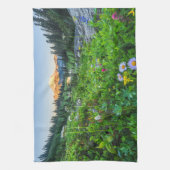 花 |山ライニエ国立公園 キッチンタオル (縦)