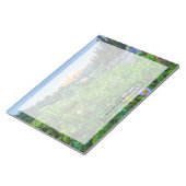 花 |山ライニエ国立公園 ノートパッド (アングル)