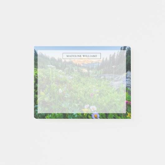 花 |山ライニエ国立公園 ポストイット (正面)