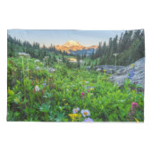 花 |山ライニエ国立公園 枕カバー (裏面)