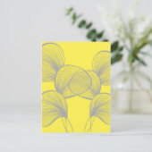 花、年のノートの色 ポストカード (スタンド正面)