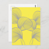 花、年のノートの色 ポストカード (正面/裏面)