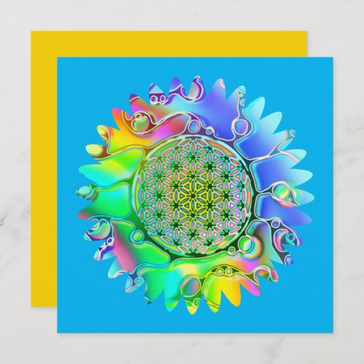 花 – 幾何学模様5 (正面/裏面)