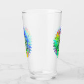 花 – 幾何学模様5 タンブラーグラス (右)