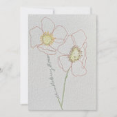 花 招待状 (正面)