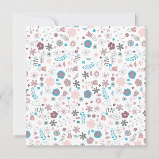 花 招待状 (正面)