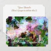 花 招待状 (正面/裏面)