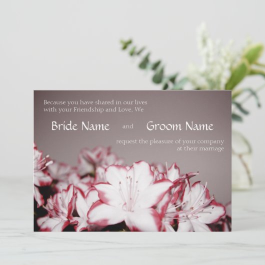 花 – 招待状 (スタンド正面)