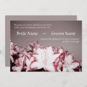 花 – 招待状 (正面/裏面)