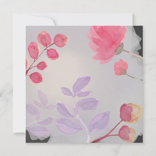 花 招待状 (裏面)