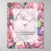 花 – 日付ナイトアイディア。日付jarブライダルゲーム ポスター (正面)