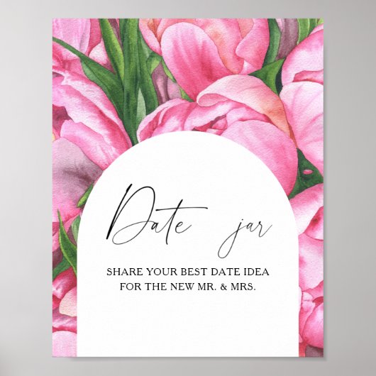 花 – 日付ナイトアイディア。日付jarブライダルゲーム ポスター (正面)