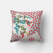 花、日本のデザイン クッション (裏面)