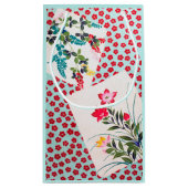 花、日本のデザイン スモールペーパーバッグ (裏面)