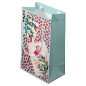 花、日本のデザイン スモールペーパーバッグ (裏面アングル)