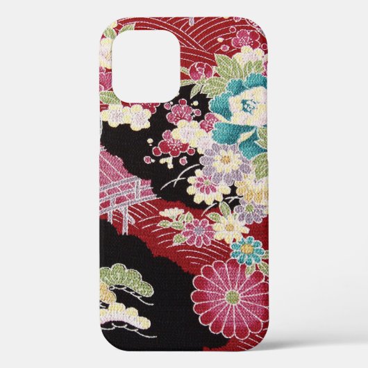 花、日本のデザイン Case-Mate iPhoneケース (裏面)