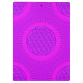 花 – 日 – 継ぎ目のないパターン3 クリップボード (裏面)