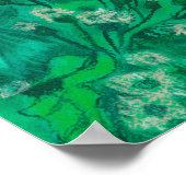 花(昆虫)マルハナバチ、夏の野草絵画用 ポスター (角)