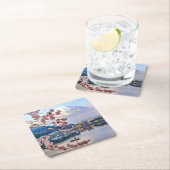 花 |春さくらんぼBrothers Japan スクエアペーパーコースター (インサイチュ)